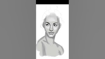 Painting greyscale #art #procreate #digitalart #speedpaint #greyscale #portraitdrawing