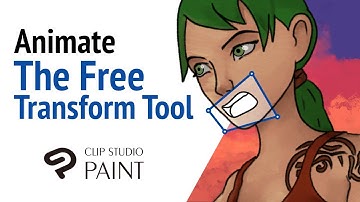 Animate "Free Transform" with Key-Frame interpolation / Clip Studio Paint