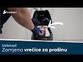 Kako zamijeniti usisivačenu vrećicu za prašinu?