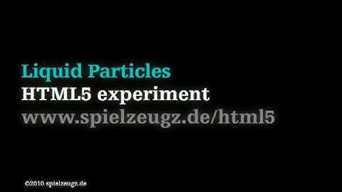 Liquid Particles