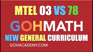 MTEL (03) VS NEW MTEL (78) GENERAL CURRICULUM TEST STRUCTURE ~ GOHACADEMY COM