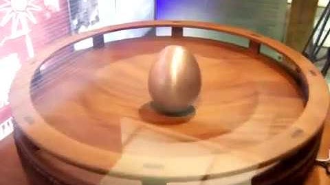 BEST Real-Life Tesla experiment 2006: egg rotating in magnetic field