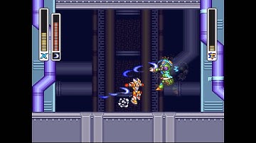 Megaman X2 Gameplay - HD - 1080p - Part 12 - X-Hunter Base 4 - Boss Gauntlet