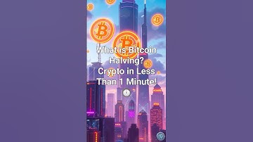 What is Bitcoin Halving? Explained in Less Than 1 Minute! #bitcoin #blockchain