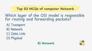 Computer Network MCQ | Multiple Choice Questions with Answers | Networking Quiz for Beginners