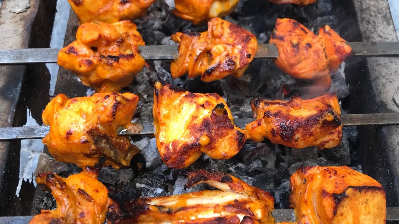 BBQ, chicken kebab recipe by ALIA_CUISINE |طرز تهیه مزه‌دار خوشمزه‌ترین کباب|