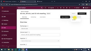 How To Cancel Hubspot Meeting
