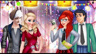 Disney Spiele - Eiskönigin Elsa und Mermaid Ariel Wer ist das perfekte Paar (College Perfect Couple) screenshot 5