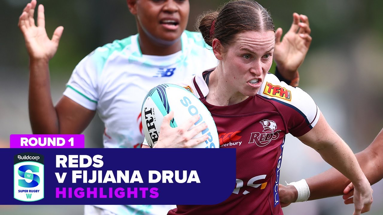 Reds v Fijiana Drua Highlights  Round 1  Super Rugby Womens 2024