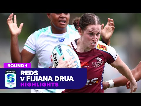 Reds v Fijiana Drua Highlights | Round 1 | Super Rugby Women's 2024