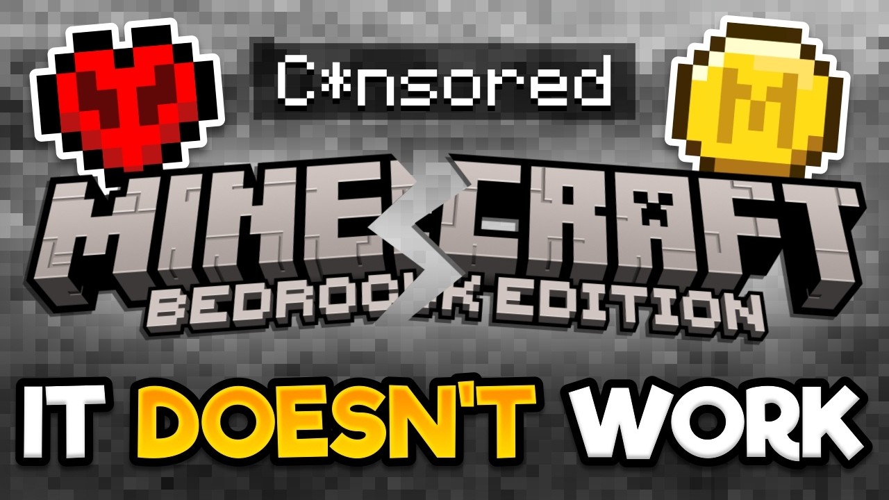 Minecraft Bedrock Is Not A Well Designed Game