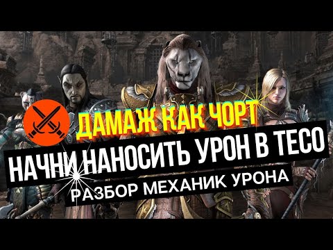 Как много дамажить/наносить урон в TESO? | DD гайд для игроков и начинающих DD | DPS Beginner guide