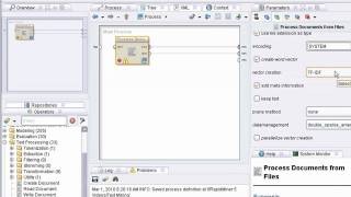Text Mining Using Rapidminer Youtube