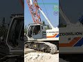 Two Cranes Lifting Bridge Girder #shorts #alatberat #excavator #constructionequipment