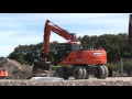 Wheeled Excavators at Work  (Best of 2016)