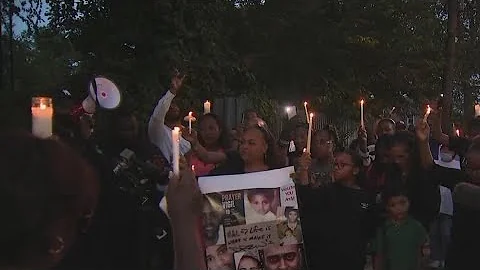 Community holds vigil for man shot, killed by police