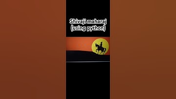 Draw shivaji maharaj using python programming