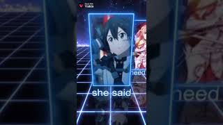 sword Art online edit (asuna kirito yui)