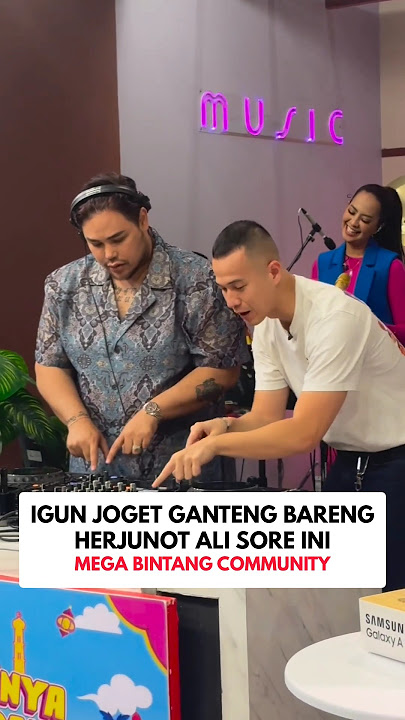Ivan Gunawan Diajari NgeDJ oleh si Ganteng Herjunot Ali #igun #ivangunawan