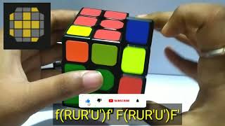 Oll 22 | It's really a easy algorithm for oll 24 | #Rubik's_cube #silent_cuber
