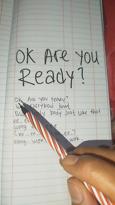 Ok Are You Ready - Thailand Maaileuay Band Song Lyrics #lagutiktok #laguviral #lyricvideo #shorts