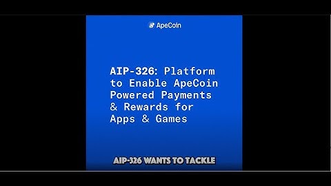 AIP-326: ApeCoin Payments & Rewards Platform for Apps & Games