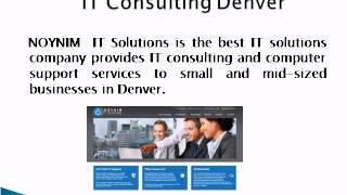 IT Consulting Services in Denver by Noynim
