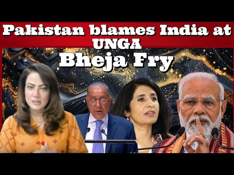 #BhejaFry #Pakistan blames #India at #UNGA #PMModi #ArzooKazmi