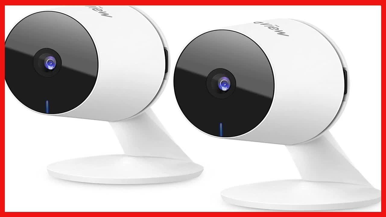 LaView Home Security Camera HD 1080P(2 Pack) Motion Detection,Include 2 SD Cards,TwoWay Audio