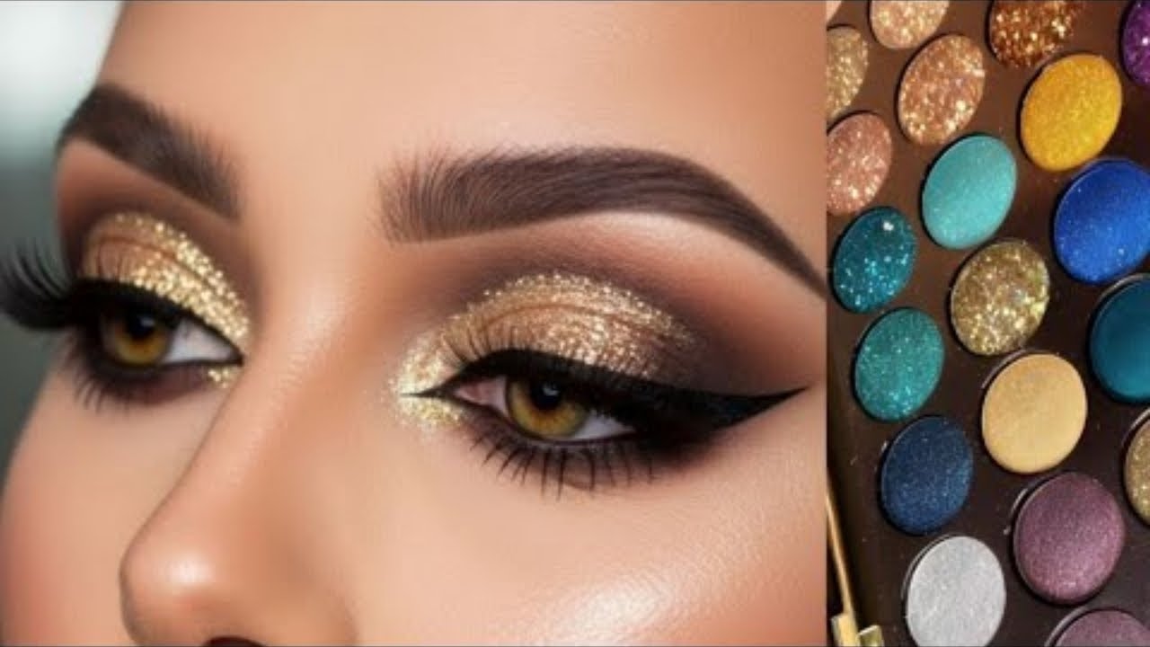 Bridal eye makeup tutorial step by step easy eye look