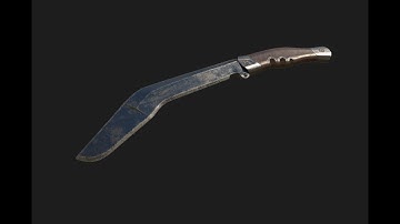 Making of knife 3ds max- Substance painter tutorial final part