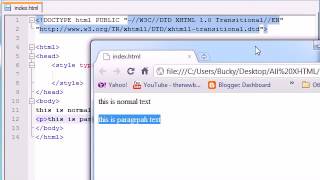 Famous XHTML and CSS Tutorial   16   Intro to CSS   YouTube 360p Profile