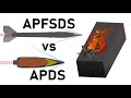 3bm9 apfsds vs l15a5 apds  1960s apfsds vs apds simulation  armour piercing developments vol 4