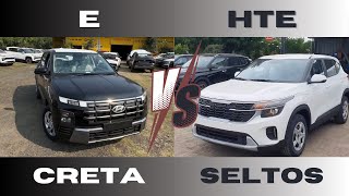 Battle of the Base Models : 2024 Hyundai Creta E vs Kia Seltos HTE