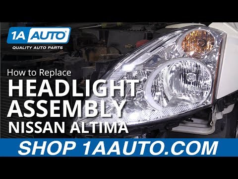 How to Replace Headlight Assembly 10-12 Nissan Altima