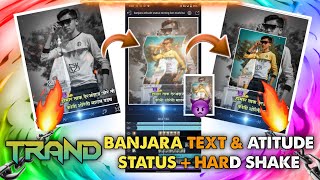 BANJARA ATITUDE TEXT||BANJARA ATITUDE DAYLOG ALIGHT MOSHAN VIDEO screenshot 2
