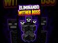 Nunca foi tão FÁCIL DERROTAR o WITHER BOSS no Minecraft