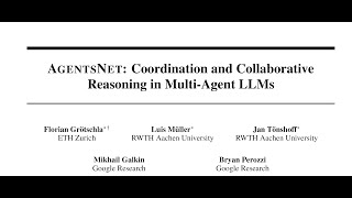 [QA] AGENTSNET: Coordination and Collaborative Reasoning in Multi-Agent LLMs