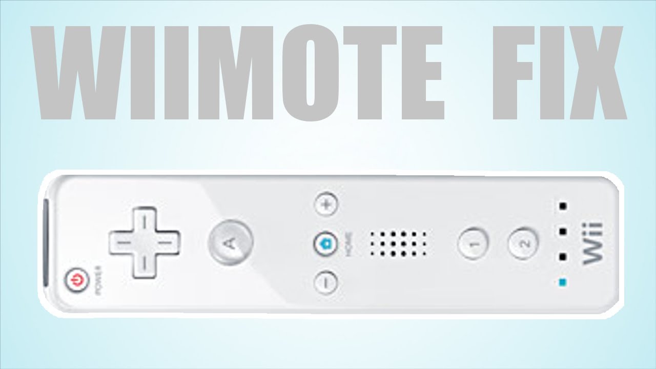 Componist Vorige Reorganiseren How to fix any problem related to your Wii remote (Wiimote) - YouTube