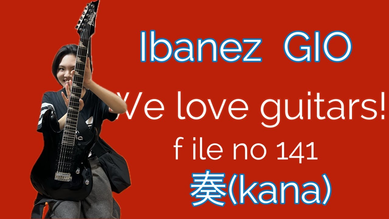 We Love Guitars File 141 奏(kana) Ibanez GIO #ibanezbass - YouTube