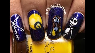 JACK AND SALLY - A NIGHTMARE BEFORE CHRISTMAS NAILS screenshot 4
