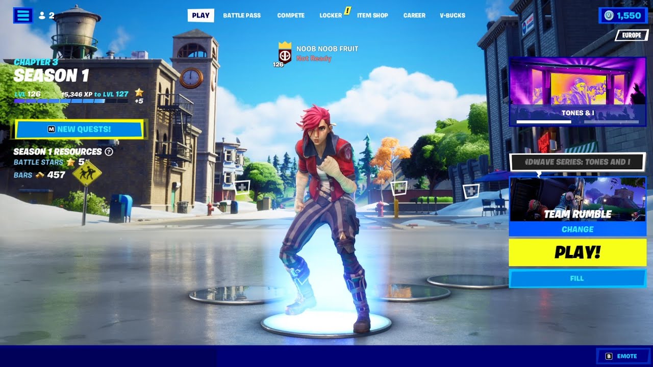 ARCANE VI's Punching Practice Emote // Fortnite - Best Way to Hype Yourself Up Before A Fight