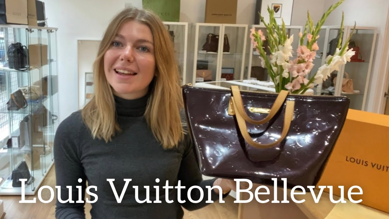 ❤️REVIEW - Louis Vuitton Bellevue GM vernis tote 