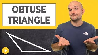 What is an obtuse triangle