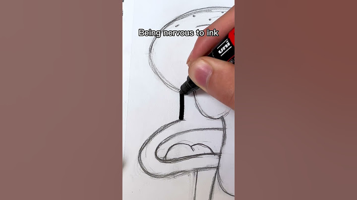 Drawing, But You’re Nervous To Ink... (#shorts)