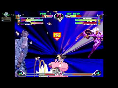 MvC2: Phocus - Sent/Cap Guard Cancel to Fast Fly Punish vs Storm Modified Air Dash .:3.7.25:.
