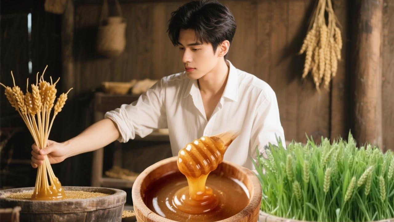 Ancient Chinese Art of Malt Sugar Crafting: A Rural Tradition Preserved Through Generations