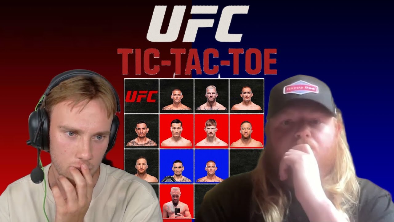 UFC TIC TAC TOE VS MMA SIDEKICK (The CLOSEST Game Yet)