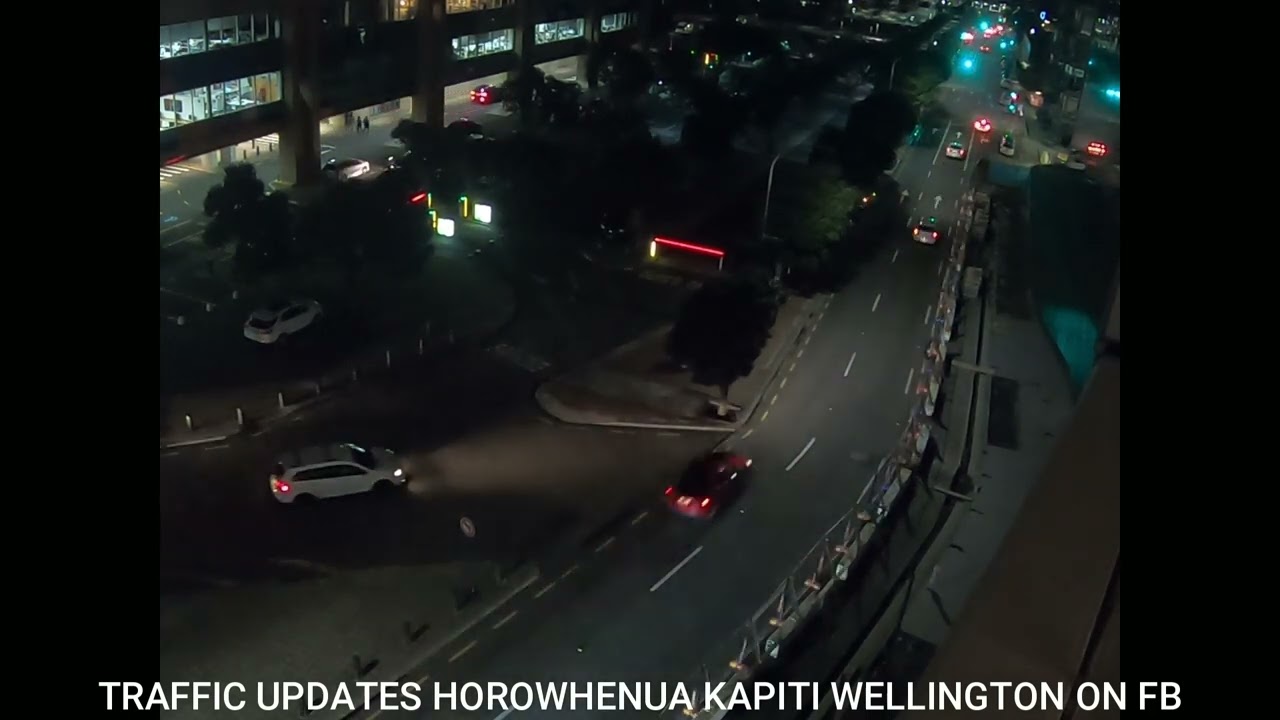 Wellington City Traffic Time Lapse Cable Street 1 YouTube