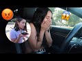 SAM CRASHED MY CAR WHILE TEACHING HER HOW TO DRIVE! *prank on boyfriend*